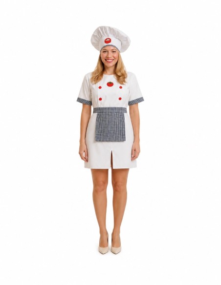 Costume de cuisinière Taille M | Déguisements pour adultes Le Roi du Carnaval